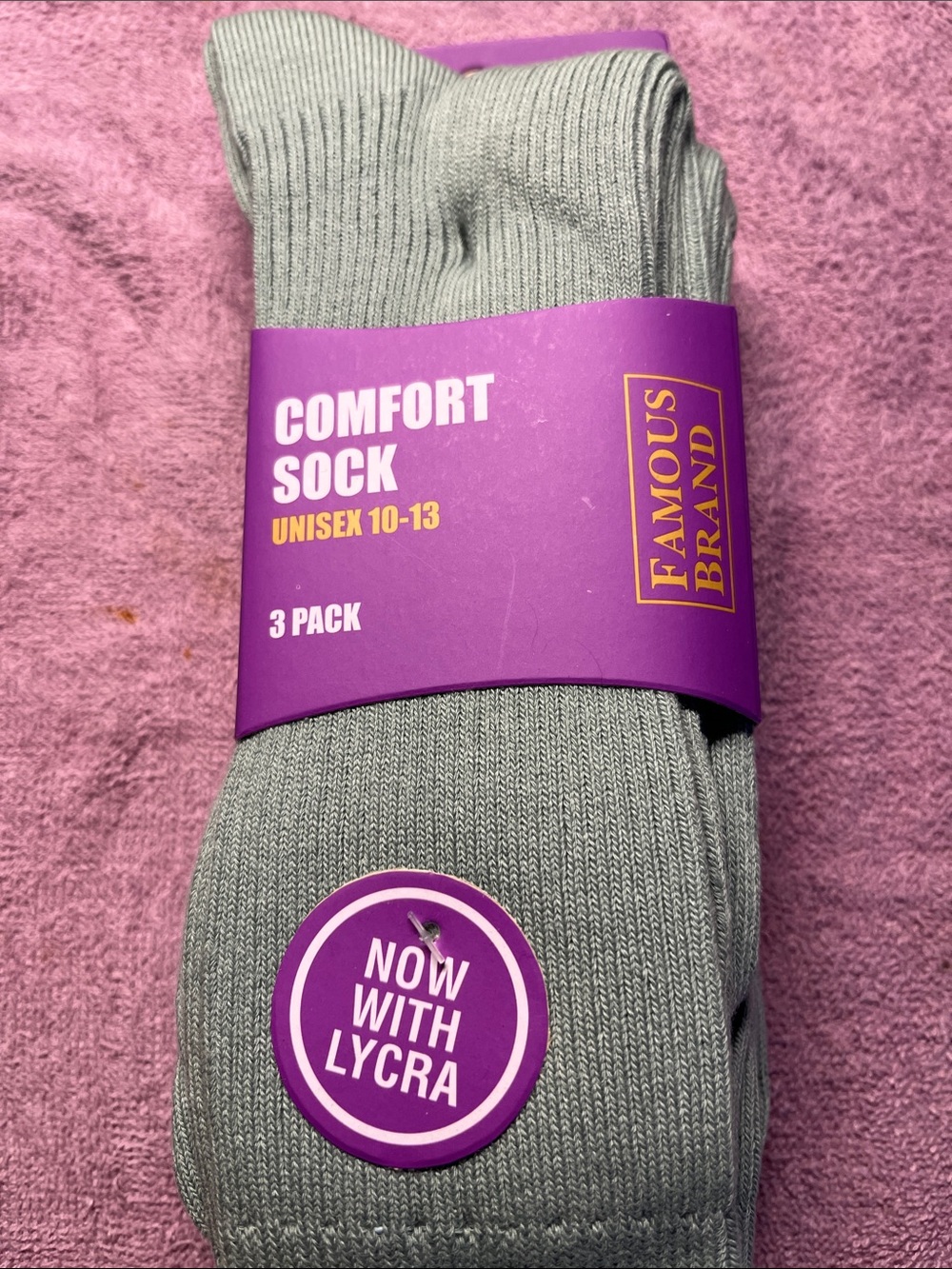 Men's Comfort Socks - Green (3 Pack)